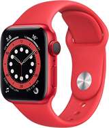 Apple Apple Watch Serie 6 Cell 40mm (Product)Res Aluminium Case/Red Sport Band ITA M06R3TY/A